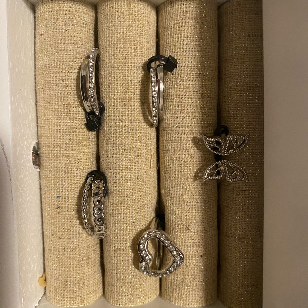 Elegant Silver 10pc Jewelry Set
